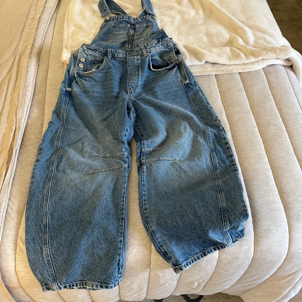 Blue Denim Overalls